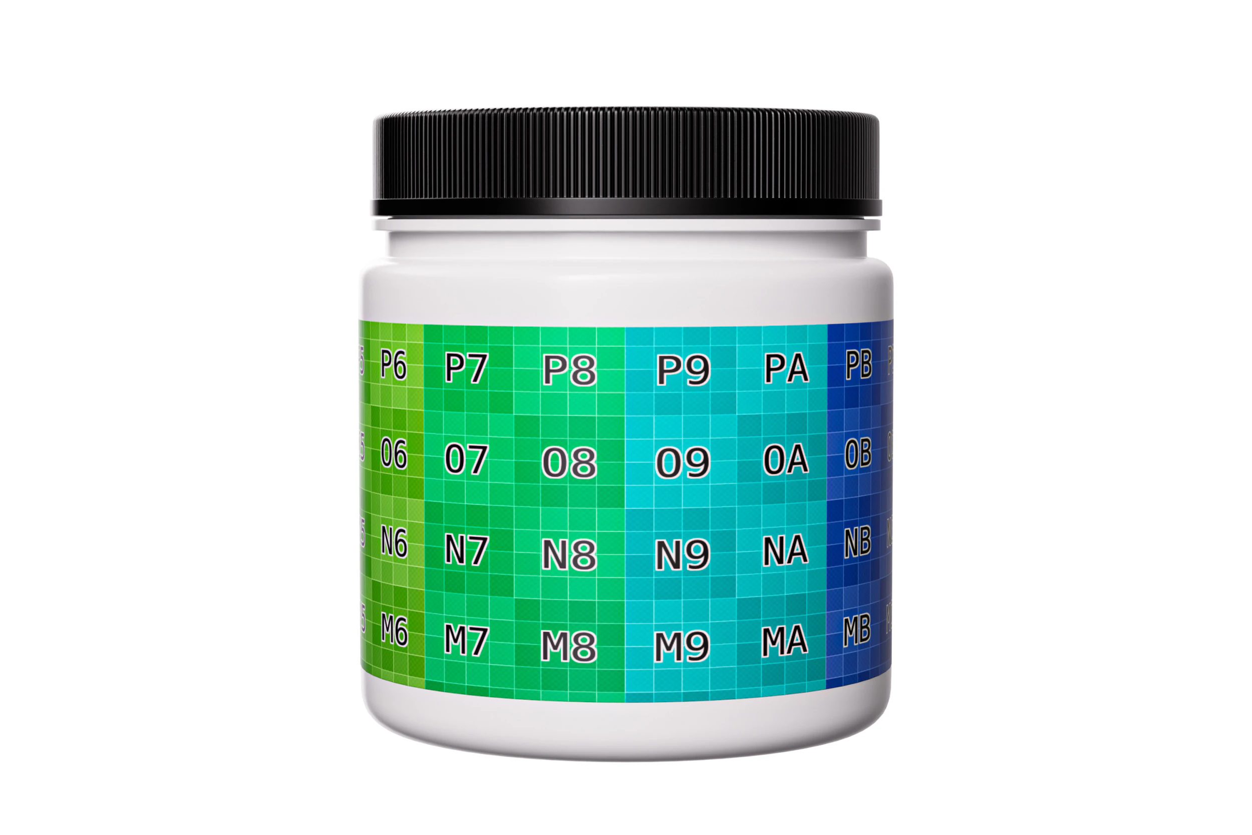 Plastic Jar Mockup 01 3D Model .c4d .max .obj .3ds .fbx .stl .blend 
