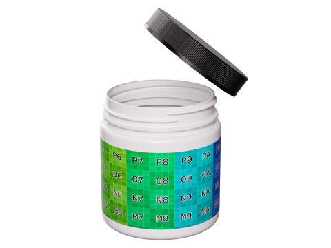 Plastic Jar Mockup 01 3D मॉडल