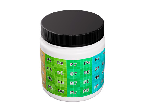 Plastic Jar Mockup 01 3D मॉडल