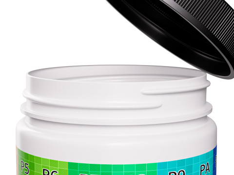 Plastic Jar Mockup 01 3D मॉडल