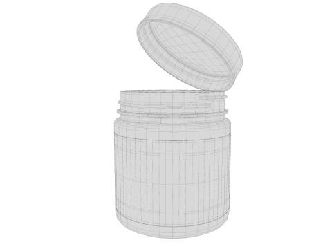 Plastic Jar Mockup 01 3D मॉडल