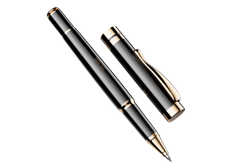Classique Pen 3D Модель .c4d .max .obj .3ds .fbx .stl .blend