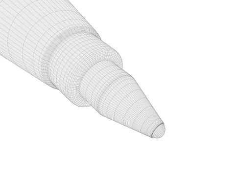 Penna classica Modello 3D