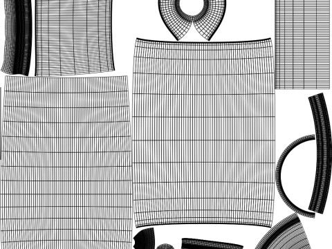 Penna classica Modello 3D