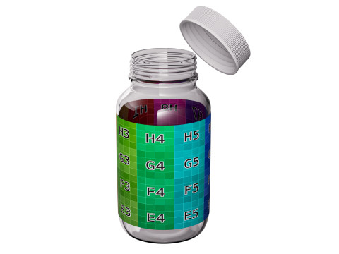 Plastic Jar Mockup 02 3Dモデル