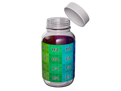 Plastic Jar Mockup 02 3D Model
