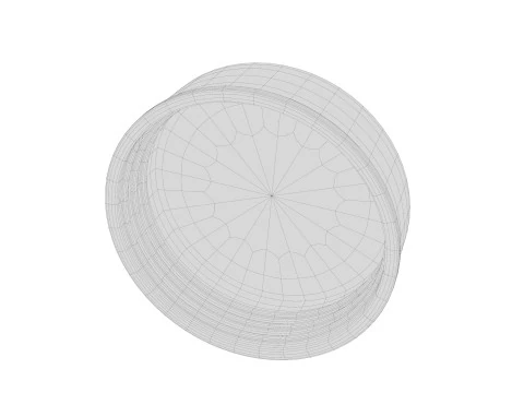 Plastic Jar Mockup 02 3D Model