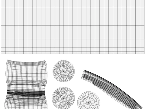 Plastic Jar Mockup 02 3D Model