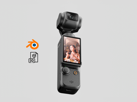 Osmo Pocket 3 3D Model