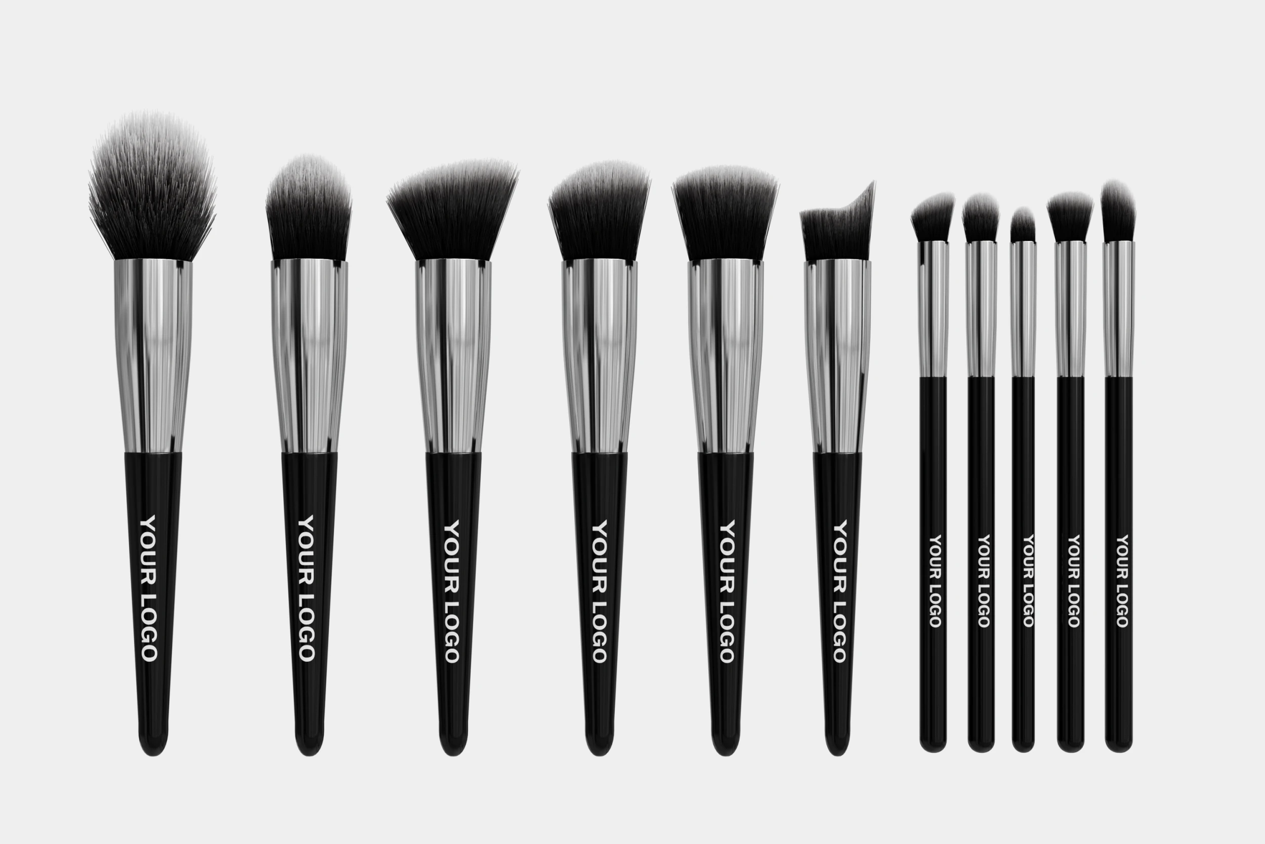 Makeup brush 03 3D Model .c4d .max .obj .3ds .fbx .stl .blend 