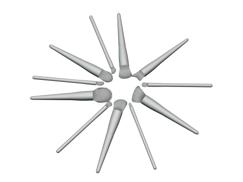 Makeup brush 03 3D Model