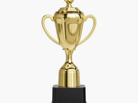 Trophy Cups 01 3D Modell