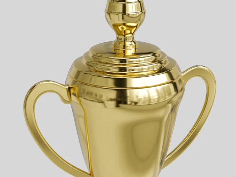 Trophy Cups 01 3D Model