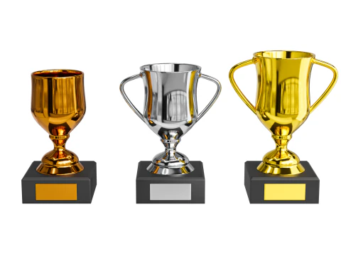 3 Trophy 3D Model