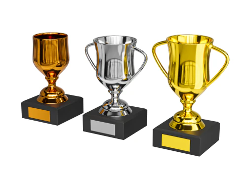 3 Trophy 3D Model