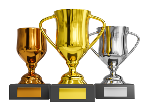 3 Trophy 3D Model