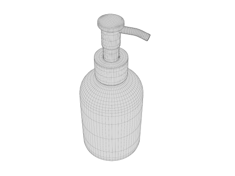 Soap Bottle 01 Modello 3D