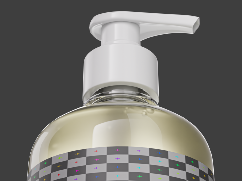 Soap Bottle 02 3D Model