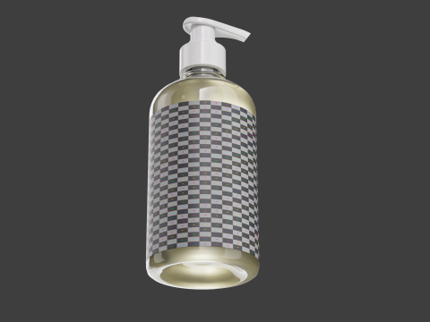 Soap Bottle 02 3D Model