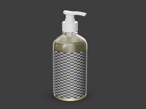 Soap Bottle 02 3D Model