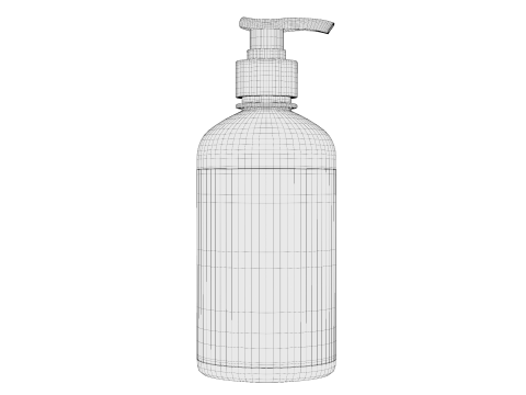 Soap Bottle 02 3D Model