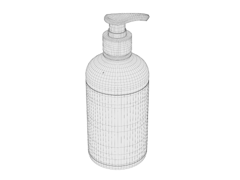 Soap Bottle 02 3D Model