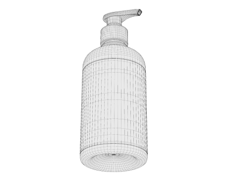 Soap Bottle 02 3D Model
