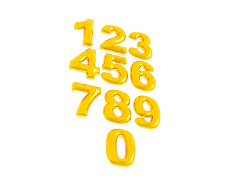 Balloons Alphabet and Numbers 3Dモデル