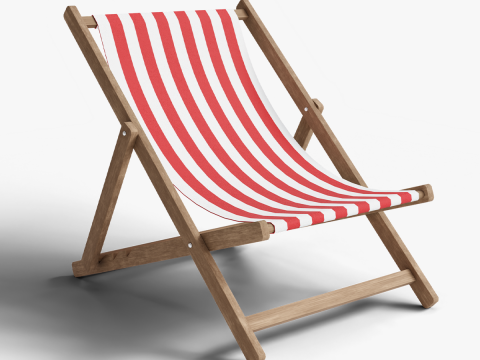 Beach Chair 3D Modell