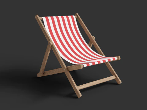 Beach Chair 3D Model