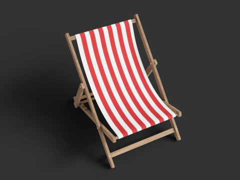 Beach Chair 3D Model