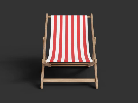 Beach Chair 3D Model