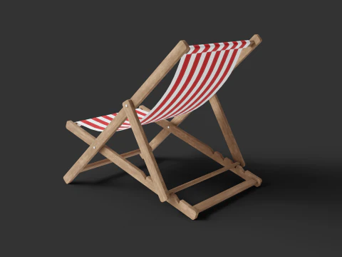 Beach Chair 3D Model
