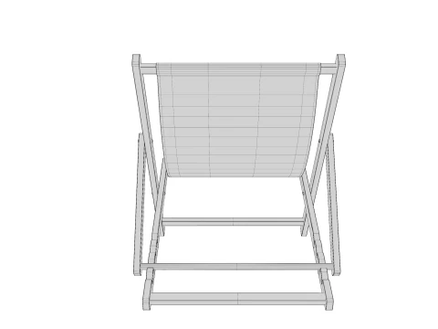 Beach Chair 3D Model