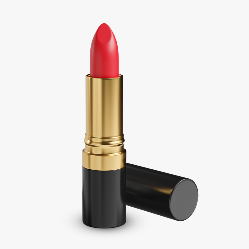 Lipstick 01 3D Model .c4d .max .obj .3ds .fbx .stl .blend