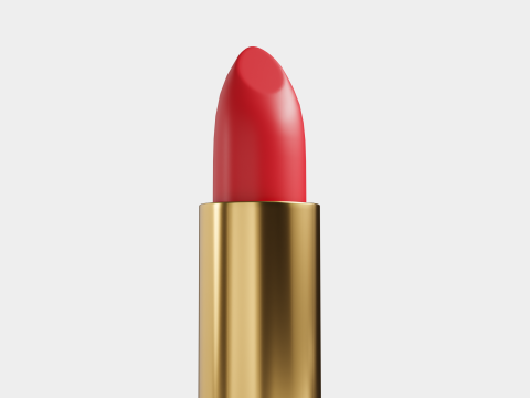 Lipstick 01 3D Model