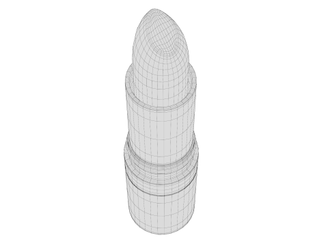 Lipstick 01 3D Model