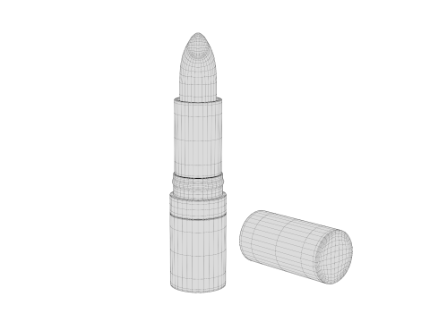 Lipstick 01 3D Model