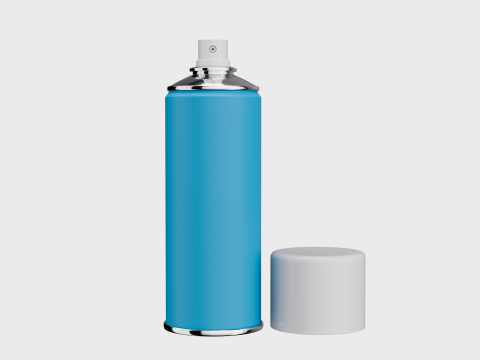 Spray paint can 3D Model