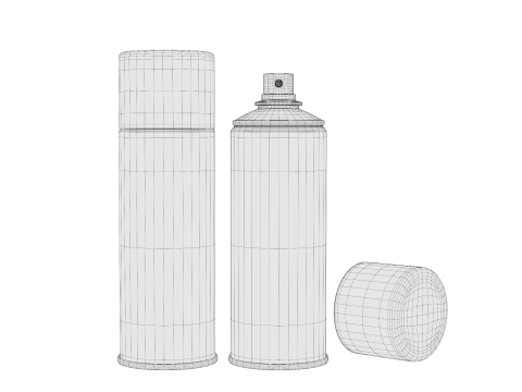 Spray paint can 3D Model