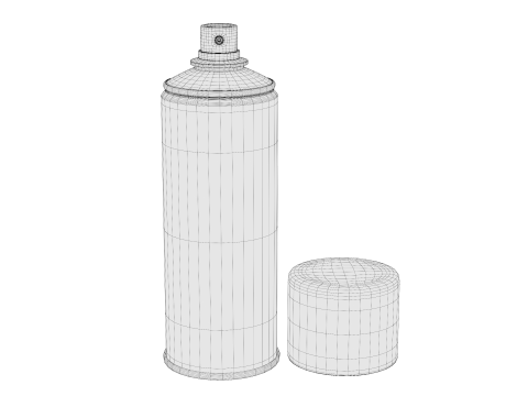 Spray paint can 3D Model