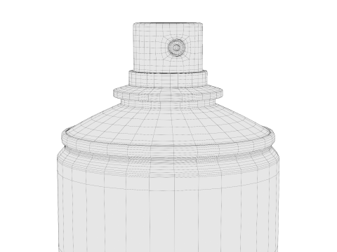 Spray paint can 3D Model