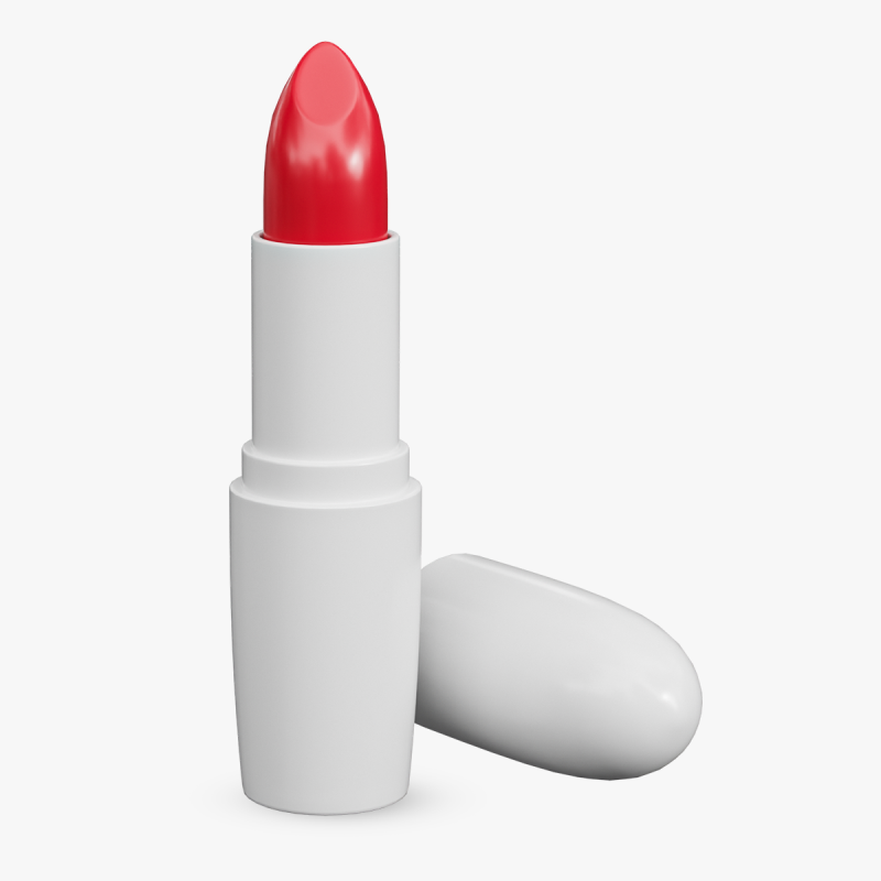 Lipstick 02 Model 3D .c4d .max .obj .3ds .fbx .stl .blend