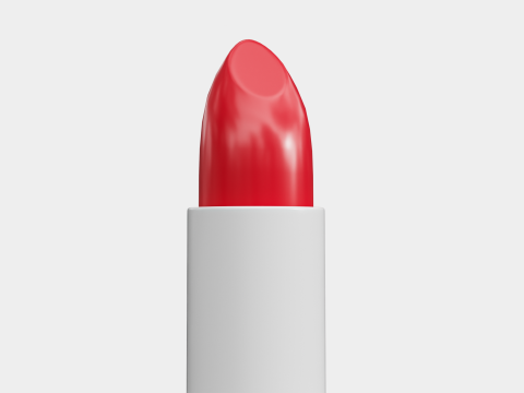 Lipstick 02 Model 3D