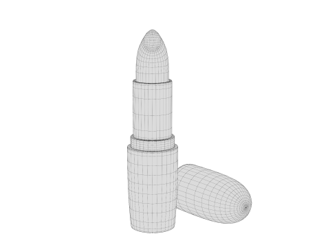 Lipstick 02 Model 3D