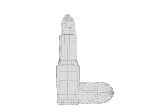 Lipstick 02 3D Model