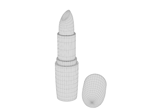 Lipstick 02 Model 3D
