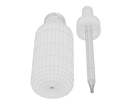 Dropper Bottle 01 3D Model