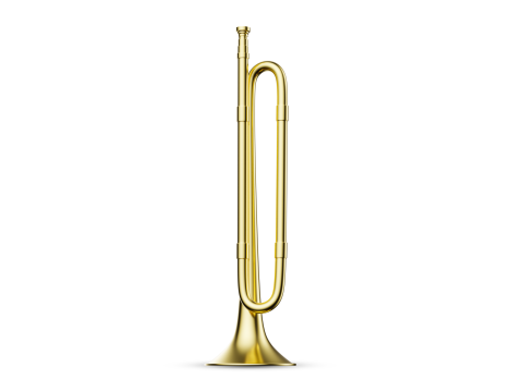 Trumpet brass 02 3D Model