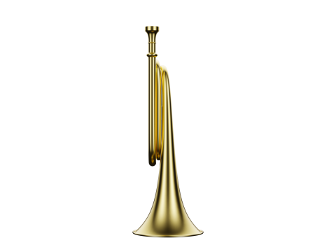 2 trumpet brass 3D Model